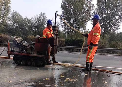 美姑高速公路下沉注浆加固